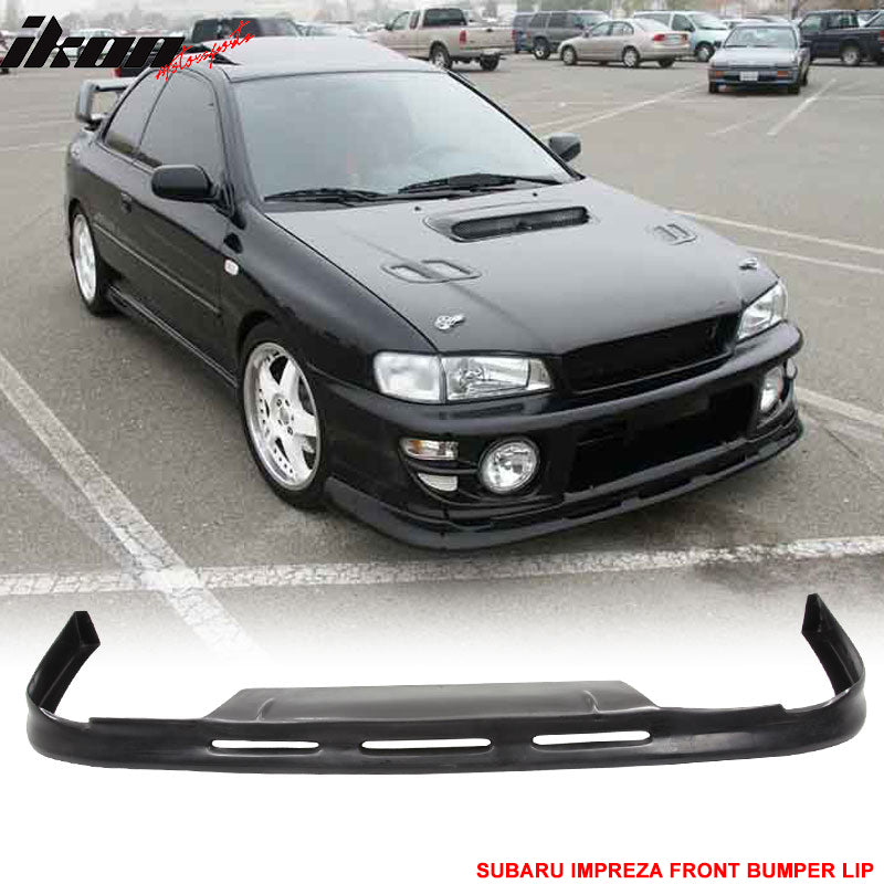 1997-2001 Subaru Impreza WRX P1 Style Front Bumper Lip Spoiler PU