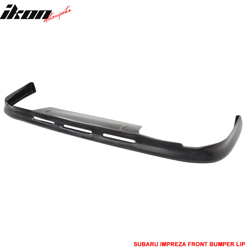 Fits 97-01 Subaru Impreza & WRX P1 Style Front Bumper Lip Spoiler Unpainted PU