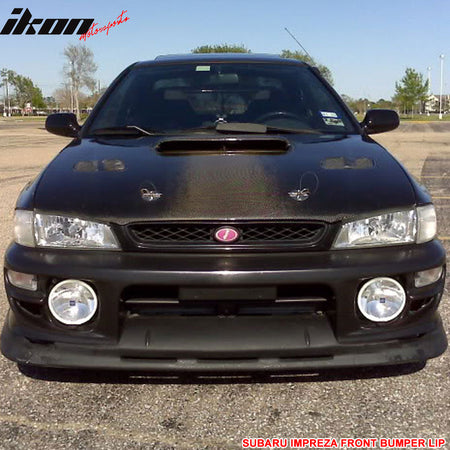 Fits 97-01 Subaru Impreza & WRX P1 Style Front Bumper Lip Spoiler Unpainted PU