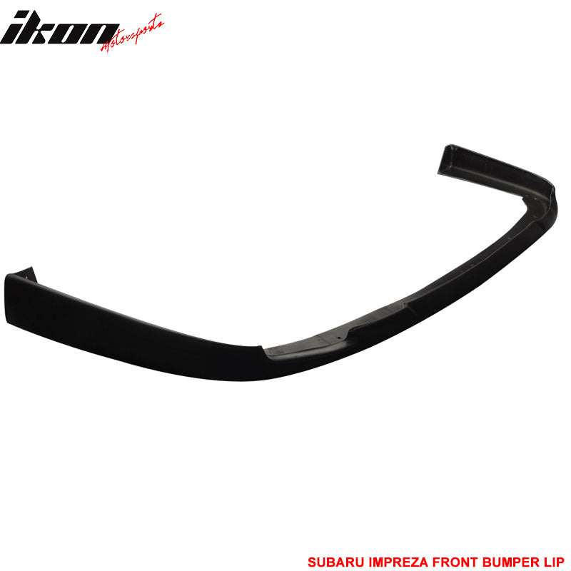 Fits 97-01 Subaru Impreza STI Style GC8 Front Bumper Lip Unpainted PU Spoiler