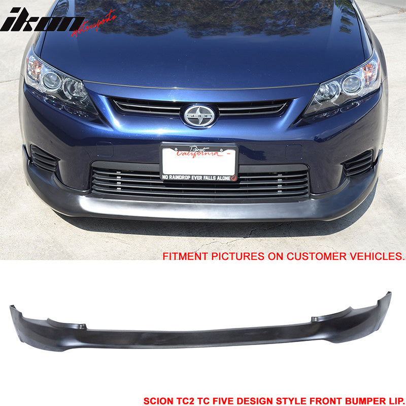 2011-2013 Scion tC Five Design Style Front Lip Splitter Chin Spoiler