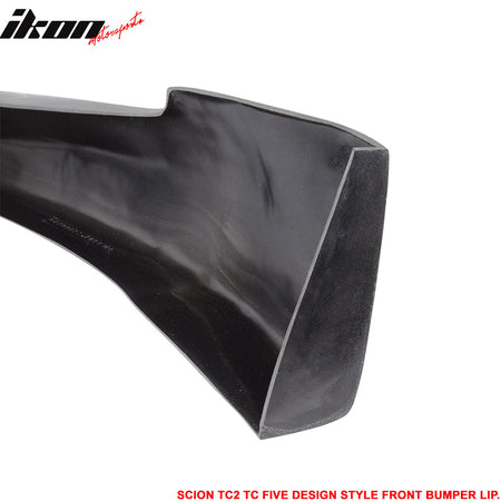 Fits 11-13 Scion tC Five Design Style PU Front Bumper Lip Chin Spoiler Splitter