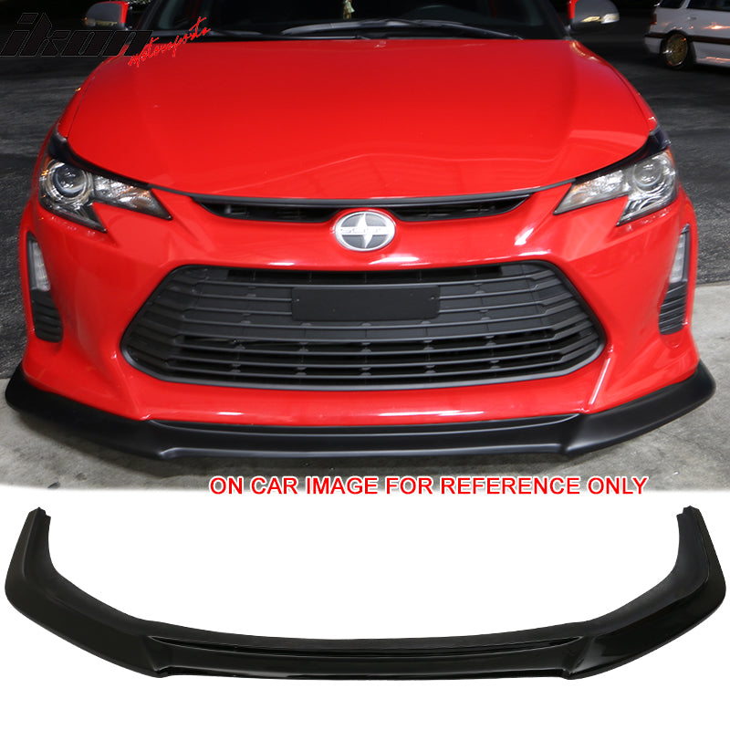 2014-2016 Scion tC 2.5 Painted Black #202 Front Bumper Lip PU