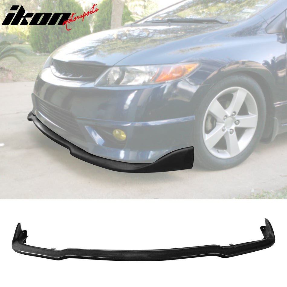 2006-2008 Honda Civic Coupe CS Style Front Lip Bumper Lower Spoiler PU