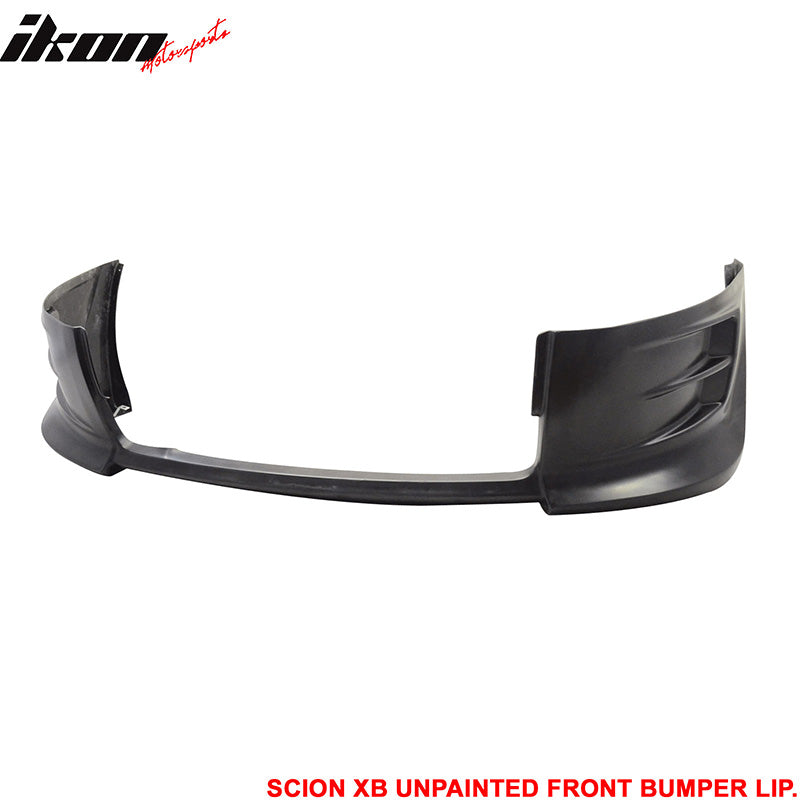 Fits 08-10 Scion xB Front Bumper Lip Spoiler Splitter Valance Unpainted Black PU