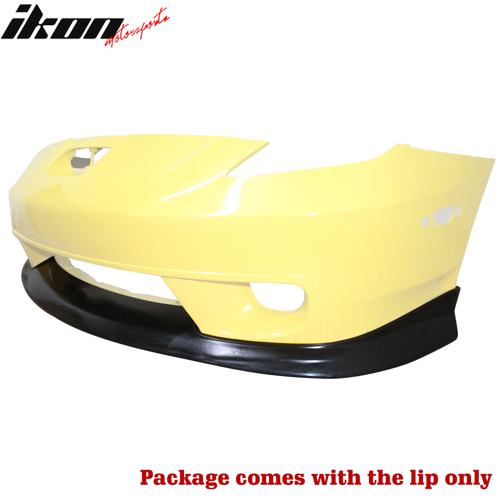 Fits 00-02 Toyota Celica JDM Style Front Bumper Lip Spoiler Unpainted Black PU