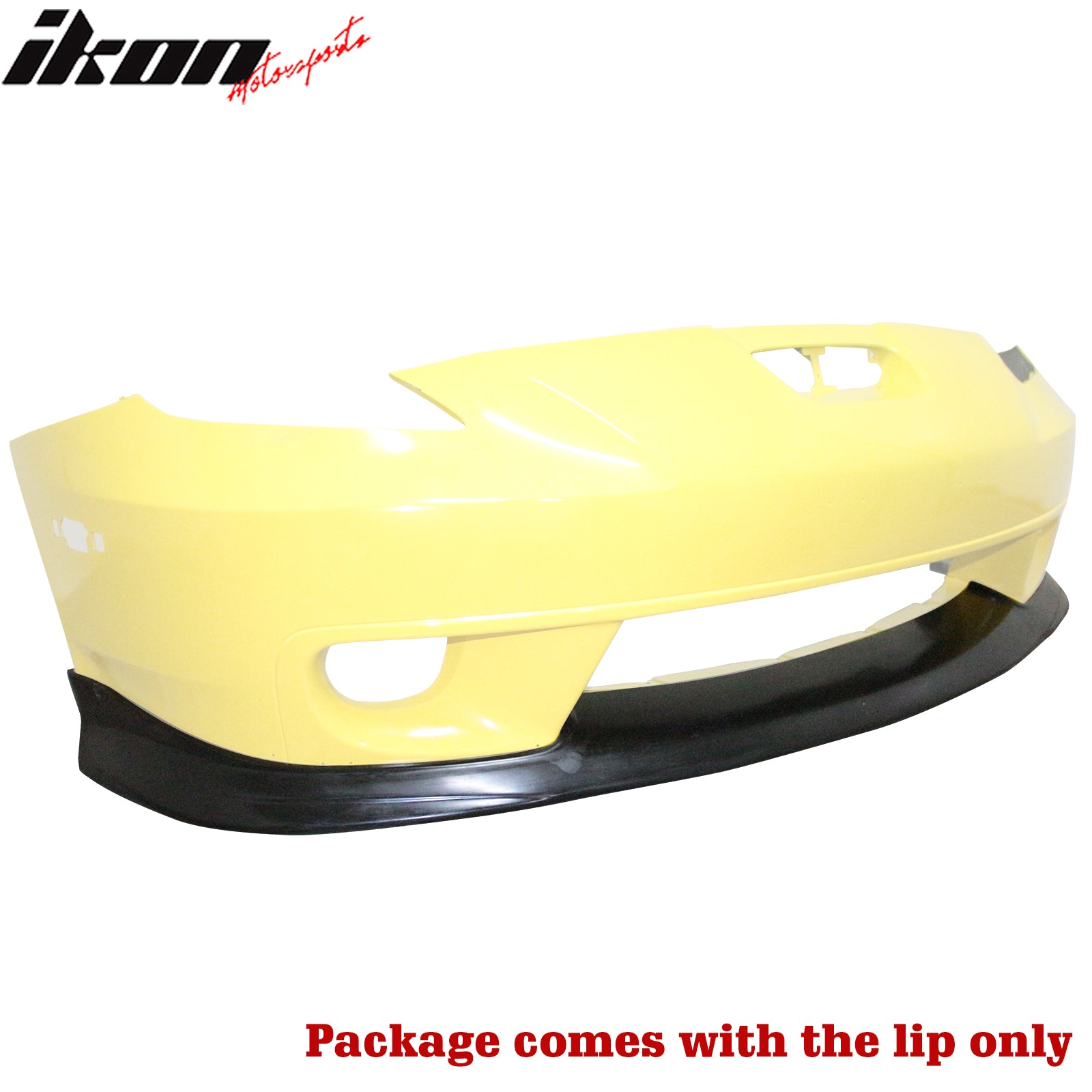 Fits 00-02 Toyota Celica JDM Style Front Bumper Lip Spoiler Unpainted Black PU