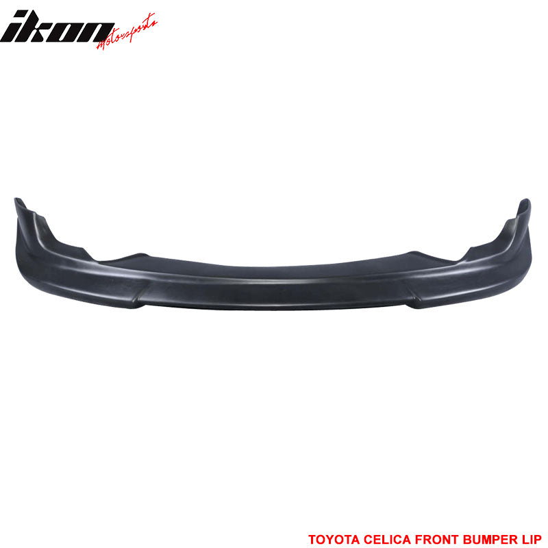 Front Bumper Lip Compatible With 2003-2005 TOYOTA CELICA, C1 Style PU Black Front Lip Spoiler Splitter by IKON MOTORSPORTS