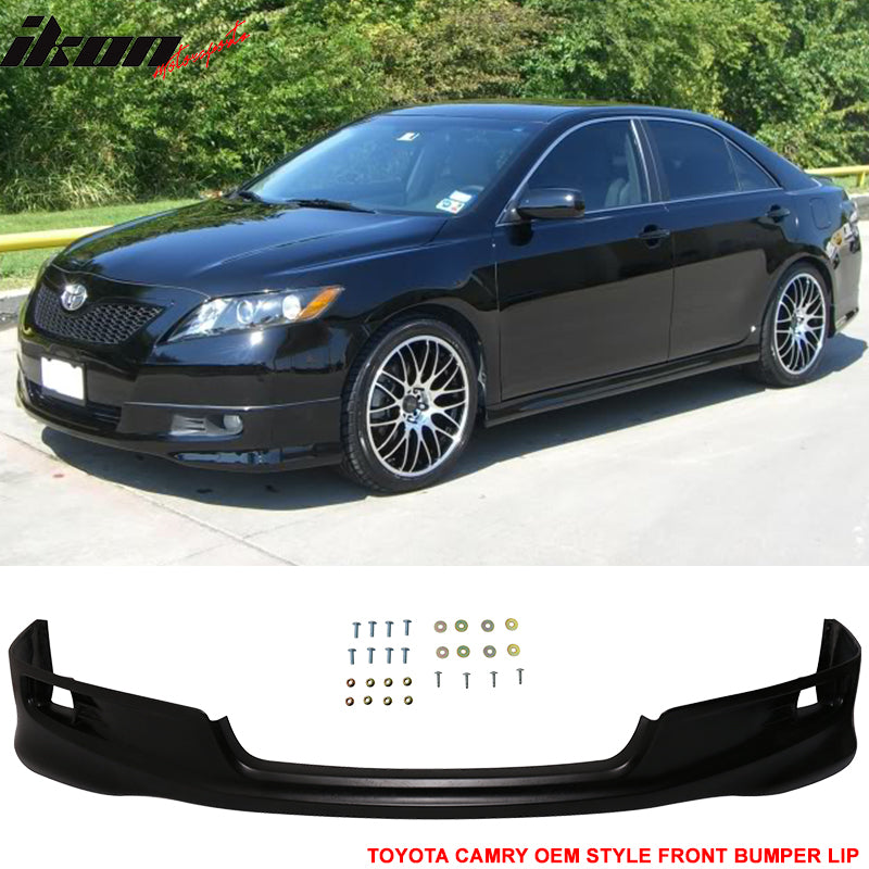 2007-2009 Toyota Camry Factory SE Style Front Bumper Lip Spoiler PU