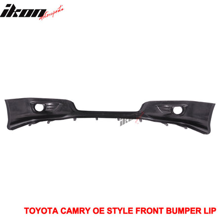 Fits 10-11 Toyota Camry OE Factory Style Front Bumper Lip Spoiler Unpainted - PU