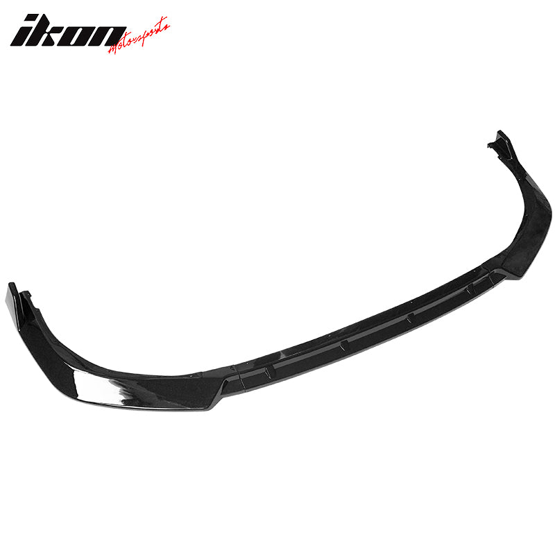 IKON MOTORSPORTS, 3PCS Front Bumper Lip Compatible With 2021-2023 Toyota Camry LE, Front Bumper Lip Spoiler Splitter Kit IKON Style PP