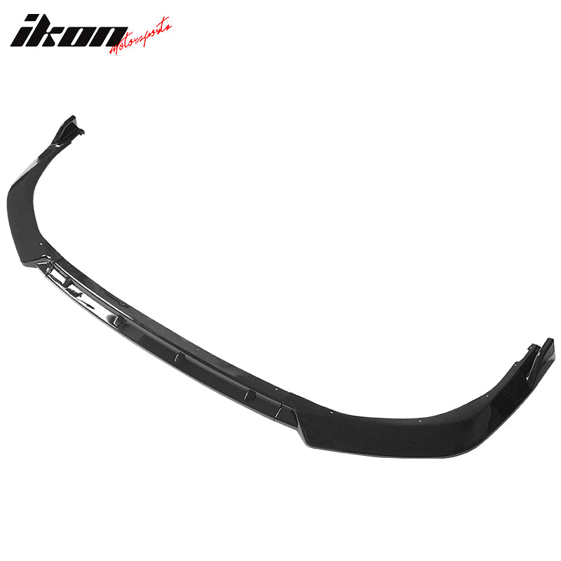 IKON MOTORSPORTS, 3PCS Front Bumper Lip Compatible With 2021-2023 Toyota Camry LE, Front Bumper Lip Spoiler Splitter Kit IKON Style PP