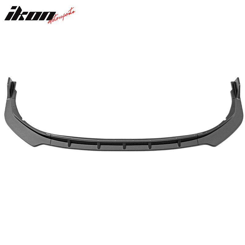 IKON MOTORSPORTS, 3PCS Front Bumper Lip Compatible With 2021-2023 Toyota Camry SE, Front Bumper Lip Spoiler Splitter Guard IKON Style PP