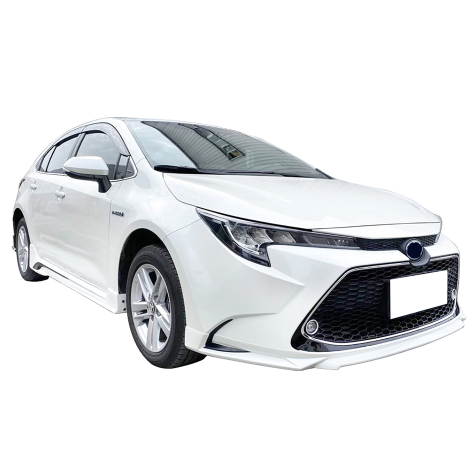 For 20-22 Toyota Corolla Front Bumper Lip Spoiler PP Painted Color