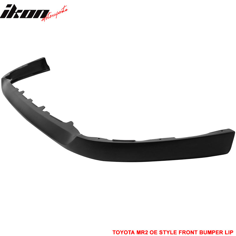 Fits 91-95 Toyota MR2 SW20 OE Style Front Bumper Lip Spoiler Unpainted Black PU