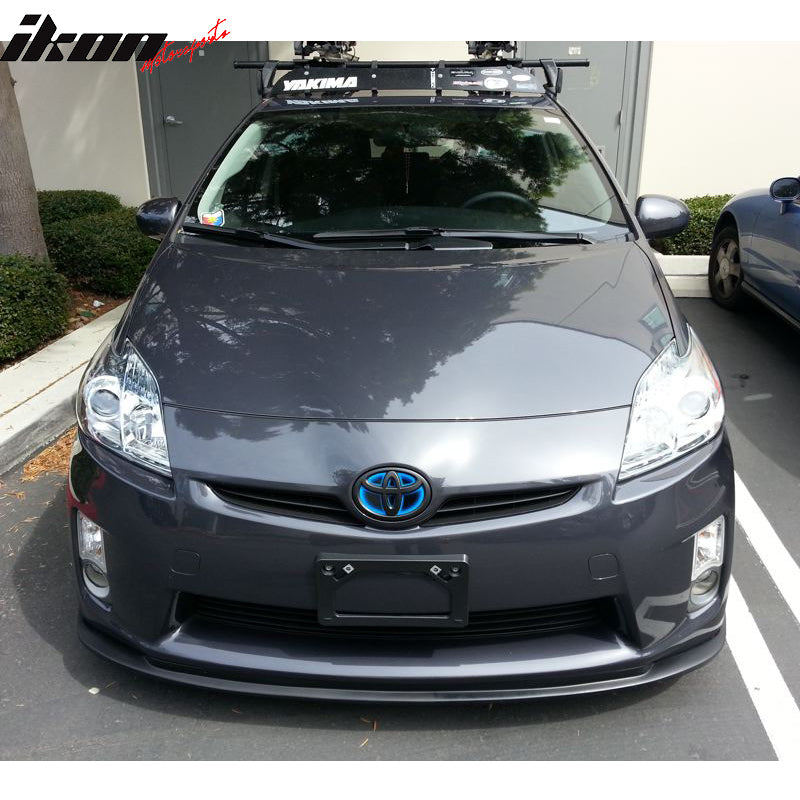 Fits 10-11 Toyota Prius Hatchback OE Style Front Bumper Lip Spoiler Unpainted PU