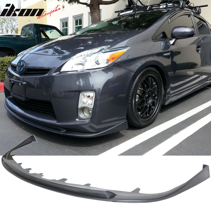 2010-2011 Toyota Prius OEM Style Unpainted Black Front Bumper Lip PU