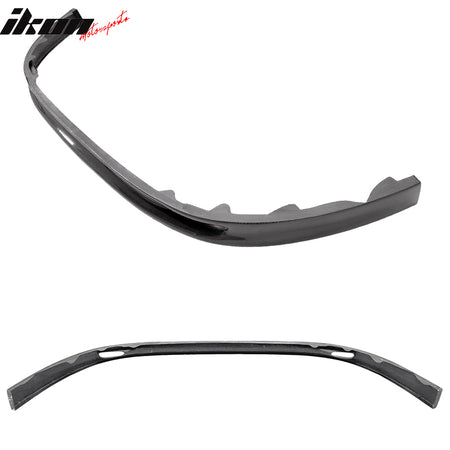 IKON MOTORSPORTS, Front Bumper Lip Compatible With 1993-1998 Toyota Supra, Matte Carbon Fiber Whifbitz Style Front Lip Spoiler Wing Chin Splitter, 1994 1995 1996 1997