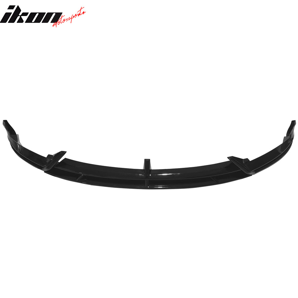 2024-2025 Tesla Model 3 IKON2 Style Front Bumper Lip Gloss Black PP