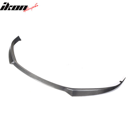 Fit 17-20 Tesla Model S IKON Style Front Bumper Lip + Trunk Spoiler Carbon Fiber