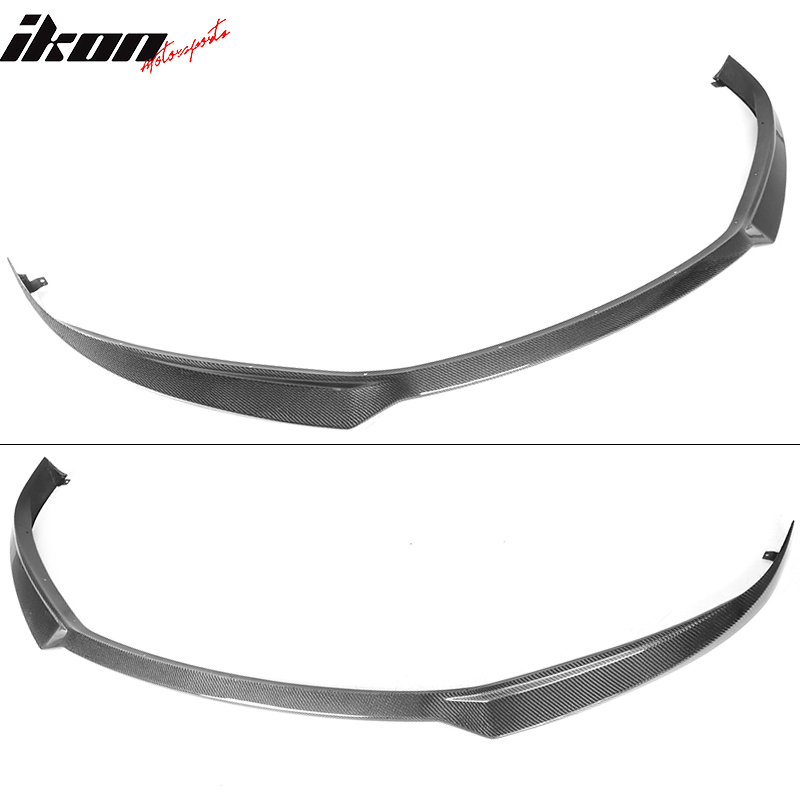 Fits 17-20 Tesla Model S IKON Style Front Lip Splitter - Carbon Fiber