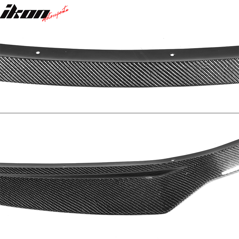 Fits 17-20 Tesla Model S IKON Style Front Lip Splitter - Carbon Fiber