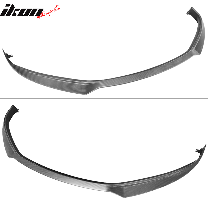 Fits 17-20 Tesla Model S IKON Style Front Lip Splitter - Carbon Fiber