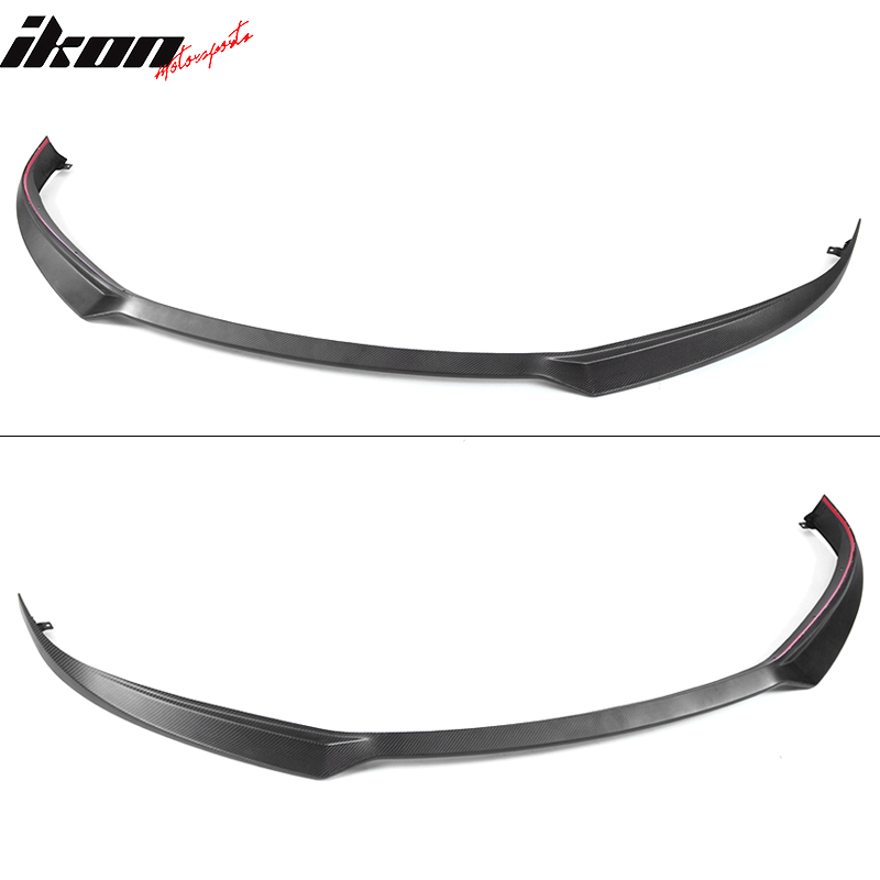 Fits 17-20 Tesla Model S IKON Style Front Lip Splitter - Carbon Fiber