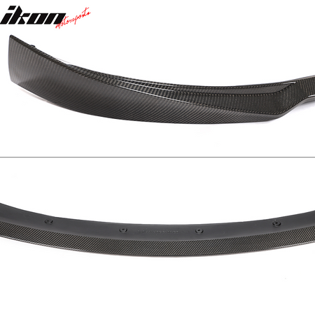 Fits 20-24 Tesla Model Y IKON Style Front Bumper Lip Spoiler - Carbon Fiber