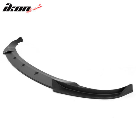 IKON MOTORSPORTS, 3PCS Front Bumper Lip Compatible With 2020-2023 Tesla Model Y, Front Bumper Lip Spoiler Splitter IKON Style PP