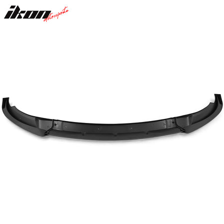 IKON MOTORSPORTS, 3PCS Front Bumper Lip Compatible With 2020-2023 Tesla Model Y, Front Bumper Lip Spoiler Splitter IKON Style PP