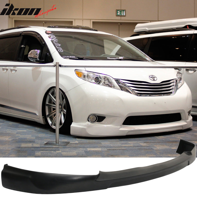 2011-2017 Toyota Sienna CK Style Front Bumper Lip Spoiler PU