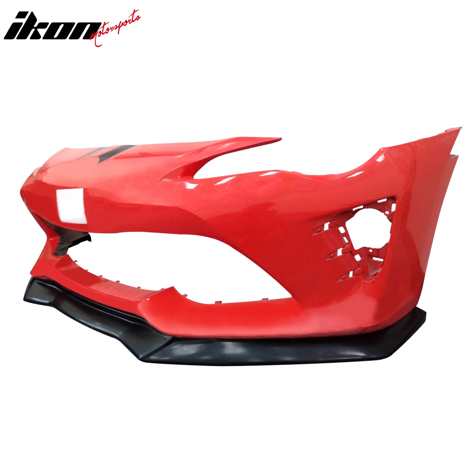 Fits 17-20 Toyota 86 GTS Style PU Front Bumper Lip Bottom Spoiler Unpainted