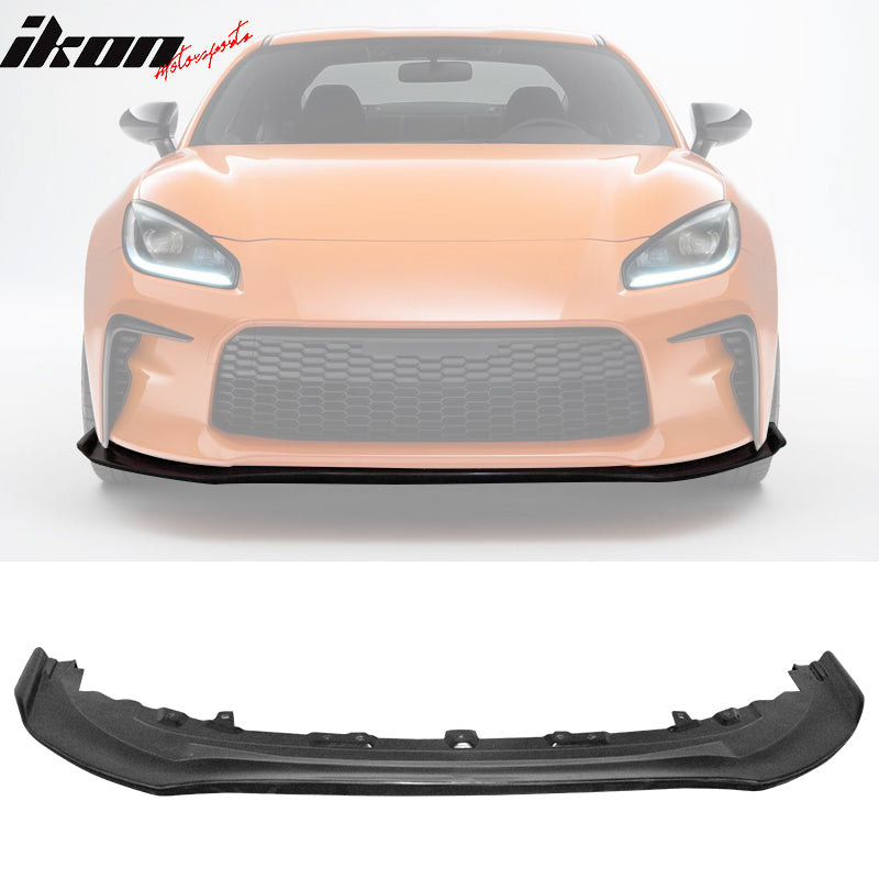 2022-2024 Toyota GR86 Coupe 2DR GR Style Unpainted Front Bumper Lip PU