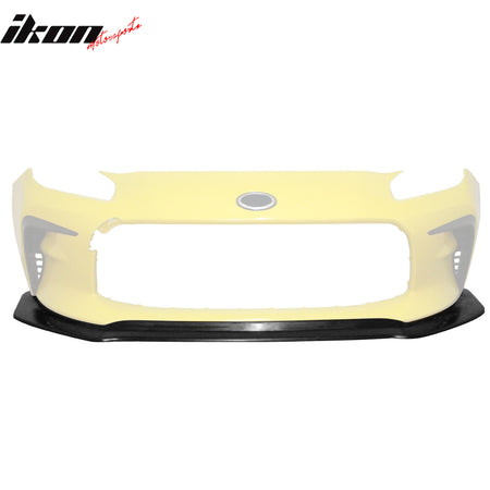 Fits 22-24 Toyota GR86 Coupe 2DR IK6 Style Unpainted Front Bumper Lip Spoiler PU