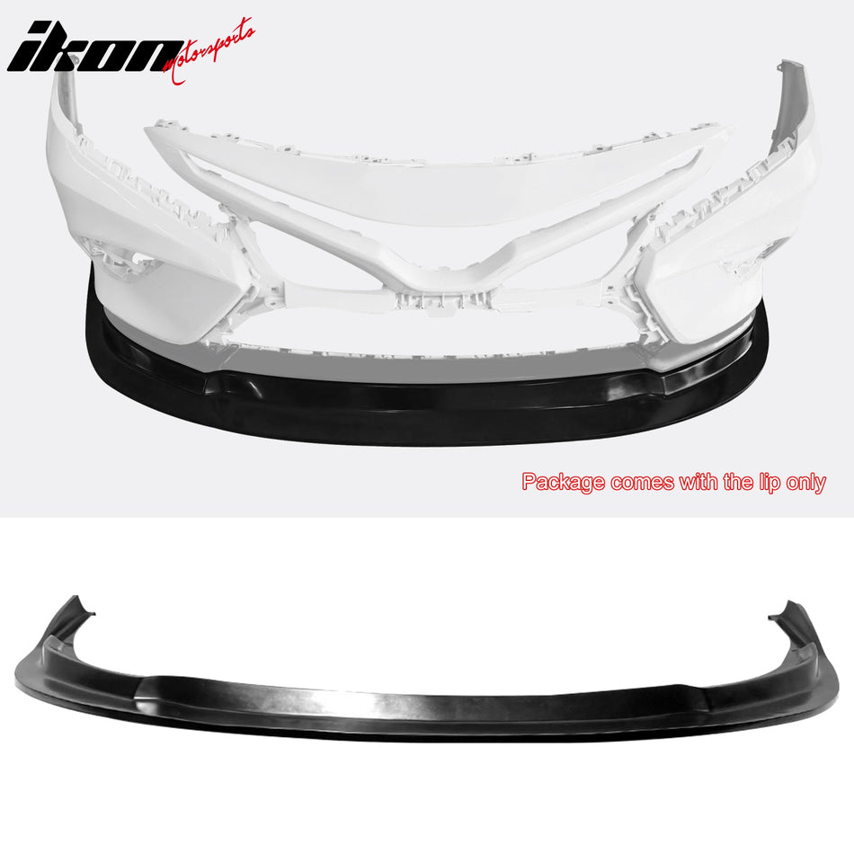 2018-2020 Toyota Camry SE XSE MDA Style PU Front Bumper Lip Spoiler