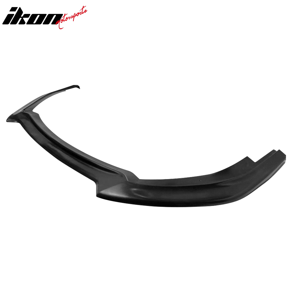 IKON MOTORSPORTS Front Bumper Lip, Compatible with 2017-2019 Toyota Corolla SE XSE Sedan, GT Style Unpainted Black PU Polyurethane Air Dam Chin Spoiler Protector Splitter