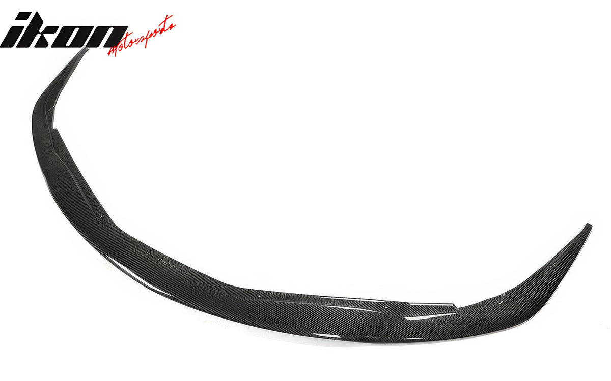 Fits 20-24 Toyota GR Supra A90 IKON Style Front Bumper Lip Gloss Carbon Fiber CF