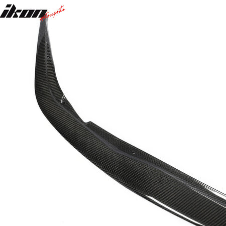 Fits 20-24 Toyota GR Supra A90 IKON Style Front Bumper Lip Gloss Carbon Fiber CF