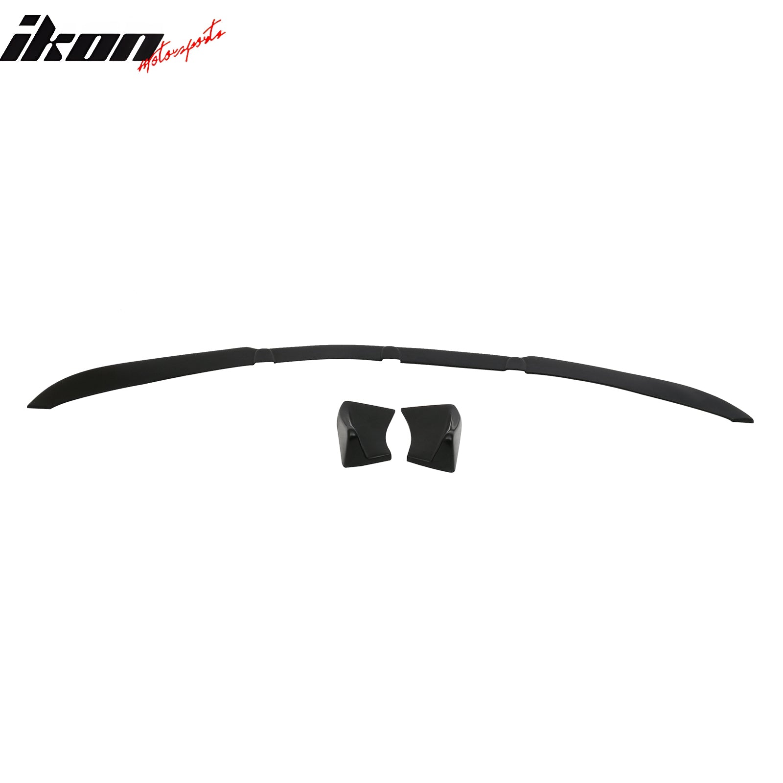 Universal 3PC MDP Style Front Bumper Lip Protector PU Spoiler Chin Splitter