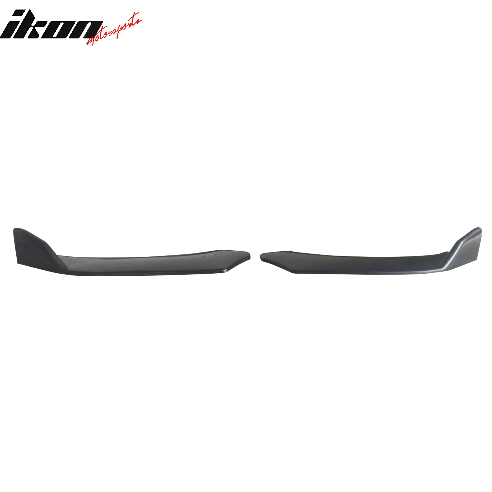 Universal V3 Style Front Bumper Lip Spoiler Splitters Protector PU Unpainted 2PC