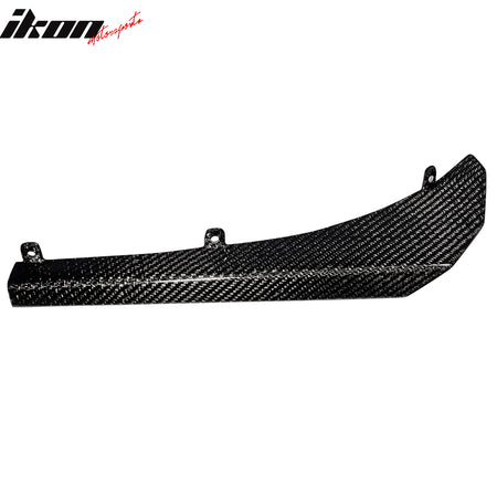 Universal Front Canards Front Bumper Lip Splitter Spats - Carbon Fiber (CF)