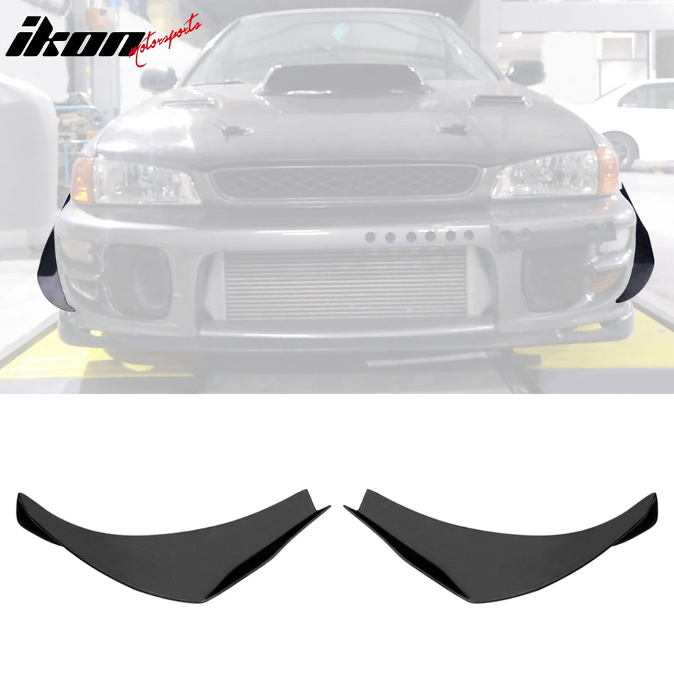 1997-2001 Subaru Impreza Front Lip Bumper Aprons Splitter PU MDA Style