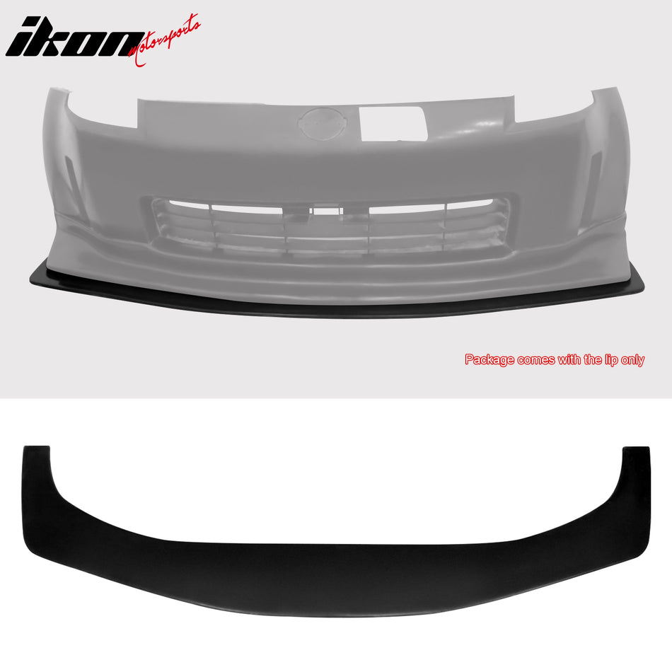 2003-2005 Nissan 350Z Z33 Front Bumper Lip Chin Splitter Unpainted PU