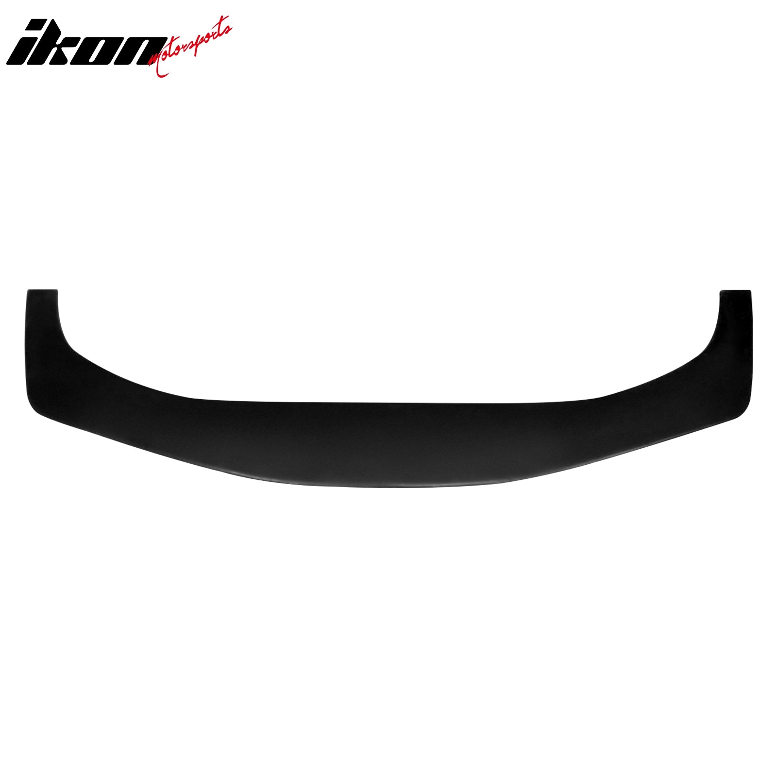 IKON MOTORSPORTS Front Bumper Lip, Compatible with 2003-2005 Nissan 350Z Z33, Unpainted Black PU Polyurethane Air Dam Chin Spoiler Protector Splitter