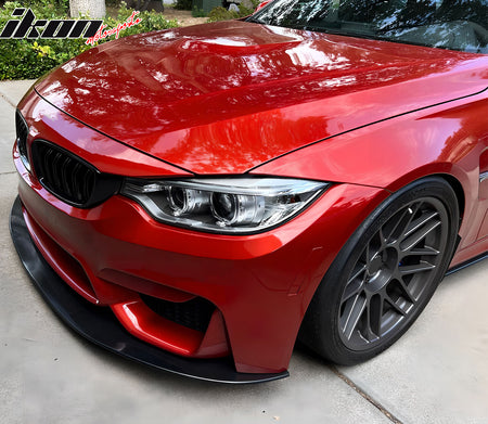 Fits 15-20 BMW F80 M3 F82 M4 Front Bumper Bottom Lip Splitter Unpainted PU