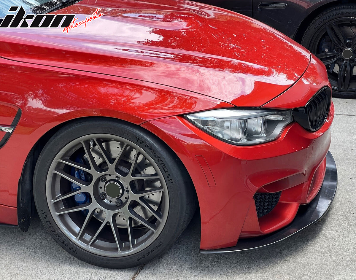 Fits 15-20 BMW F80 M3 F82 M4 Front Bumper Bottom Lip Splitter Unpainted PU