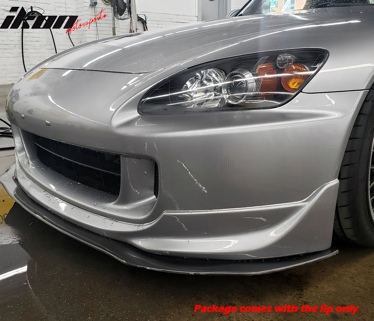 Fits 04-09 Honda S2000 AP2 PU Front Bumper Lip Under Guard Spoiler Unpainted