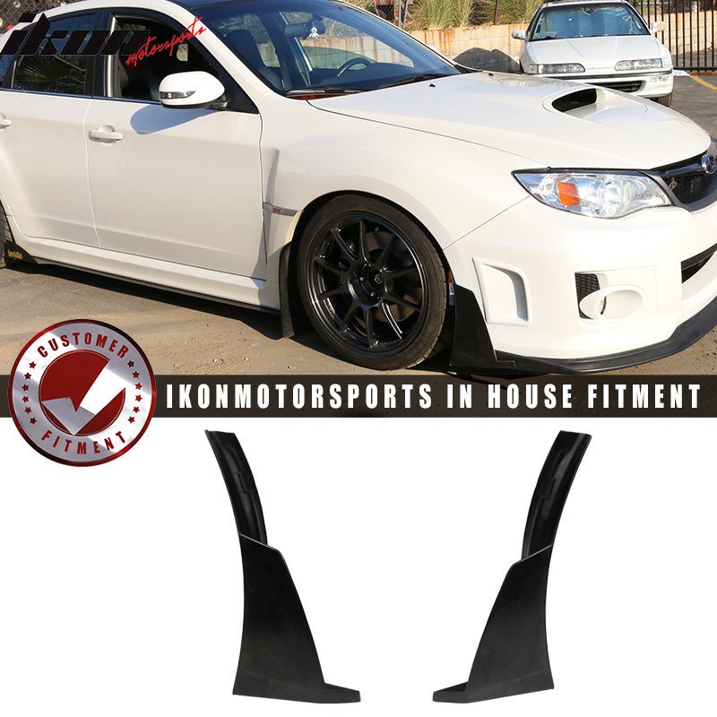 Universal Front Bumper Lip Splitters Winglets Canards PU