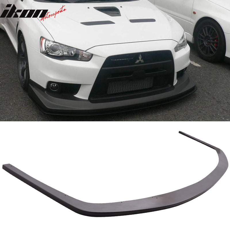 2008-2015 Mitsubishi Lancer EVO X 10 Front Splitter For VTX Voltex Lip